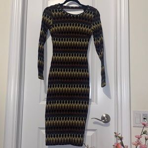 Fashion Nova knitted midi dress